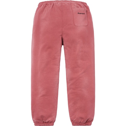 Supreme Bleached Sweatpant - Dark Rose