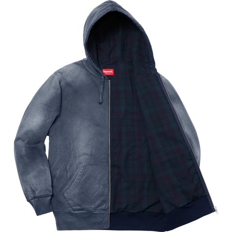 Bleached Zip Up Sweatshirt - fall/winter 2018 - Supreme Bleached Zip Up Sweatshirt - fall/winter 2018 - Supreme