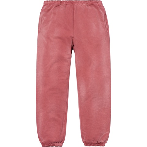 Supreme Bleached Sweatpant - Dark Rose