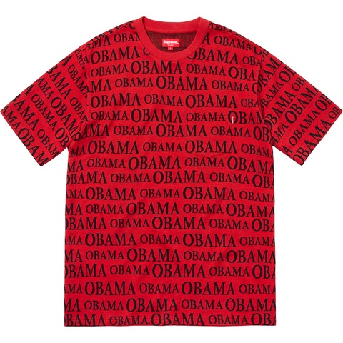 Supreme Obama Jacquard S/S Top - Red