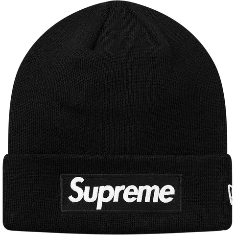 Supreme New Era® Box Logo Beanie - Black