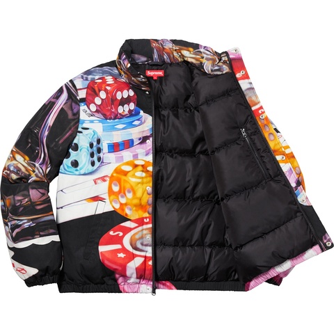 Supreme Casino Down Jacket - Black