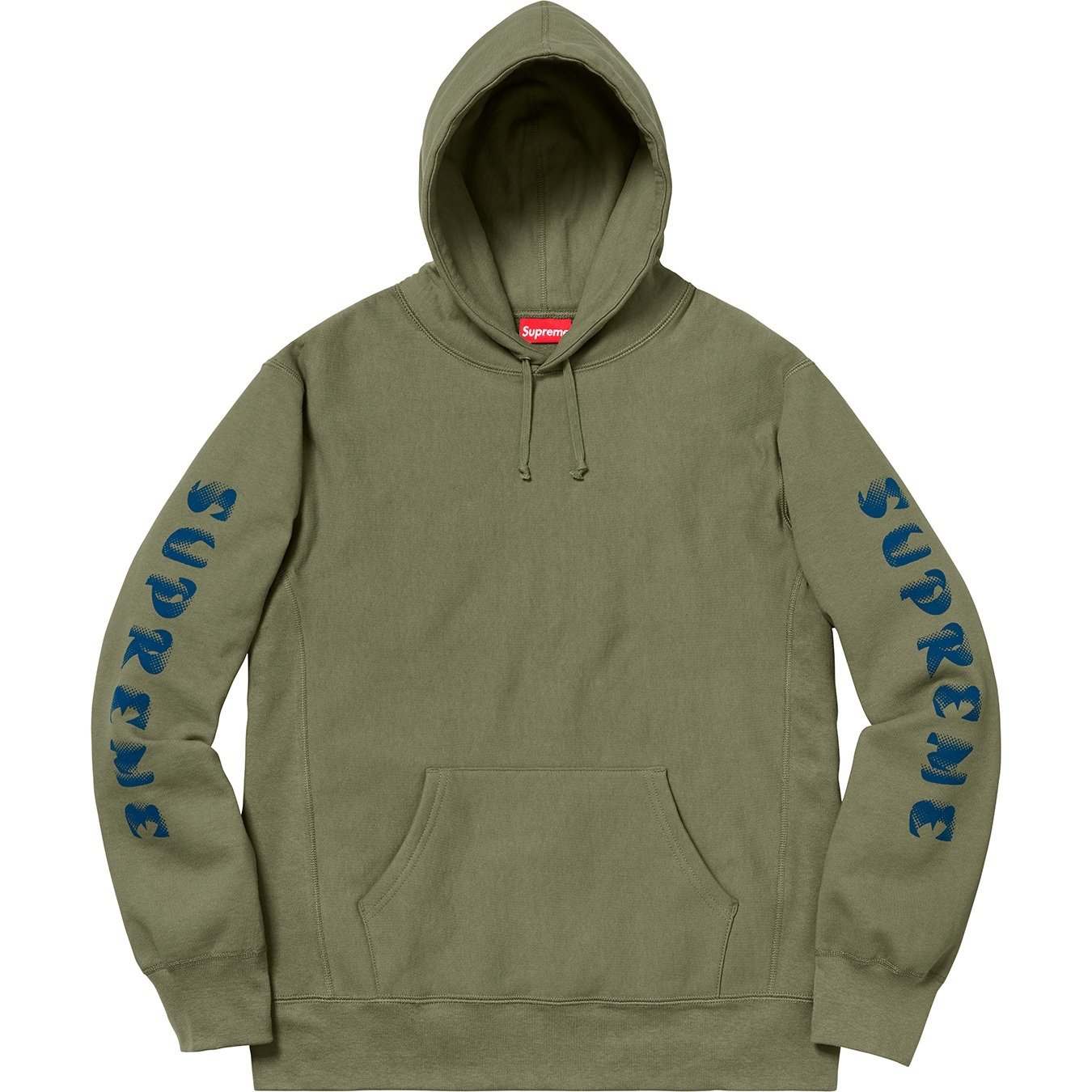 Supreme Gradient Sleeve Hooded Sweatshirt (FW18) - $158