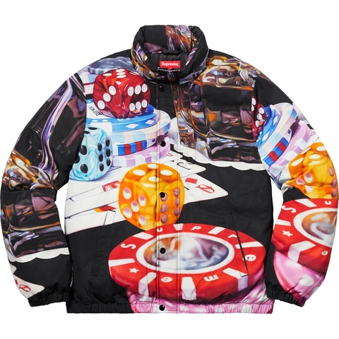 Supreme Casino Down Jacket - Black