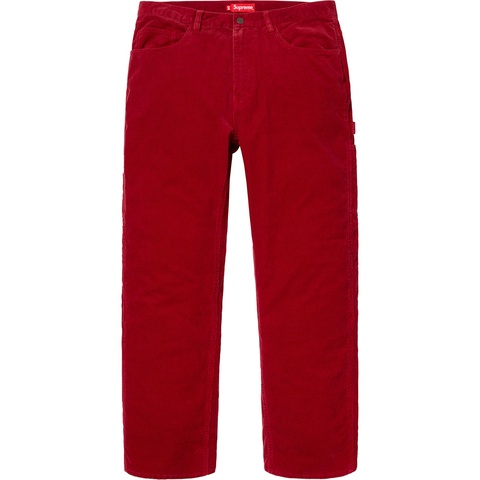 Supreme Corduroy Painter Pant - Red