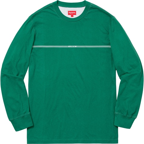 Supreme Printed Stripe L/S Top - Green