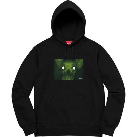 Supreme Chris Cunningham Chihuahua Hooded Sweatshirt - Black