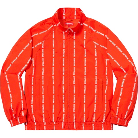 Reflective Text Track Jacket - fall/winter 2018 - Supreme