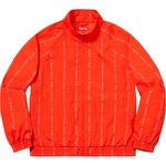 Supreme Reflective Text Track Jacket (FW18) - Orange