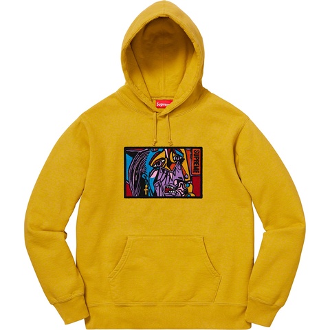 Supreme Chainstitch Hooded Sweatshirt - Mustard