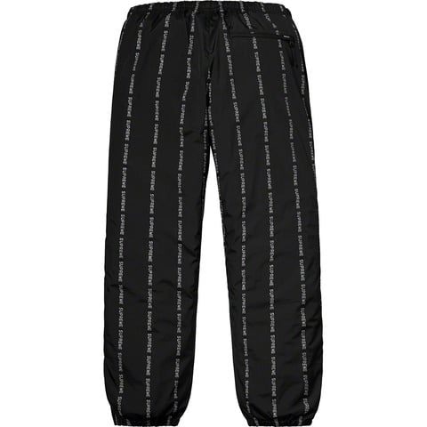Reflective Text Track Pant - fall/winter 2018 - Supreme