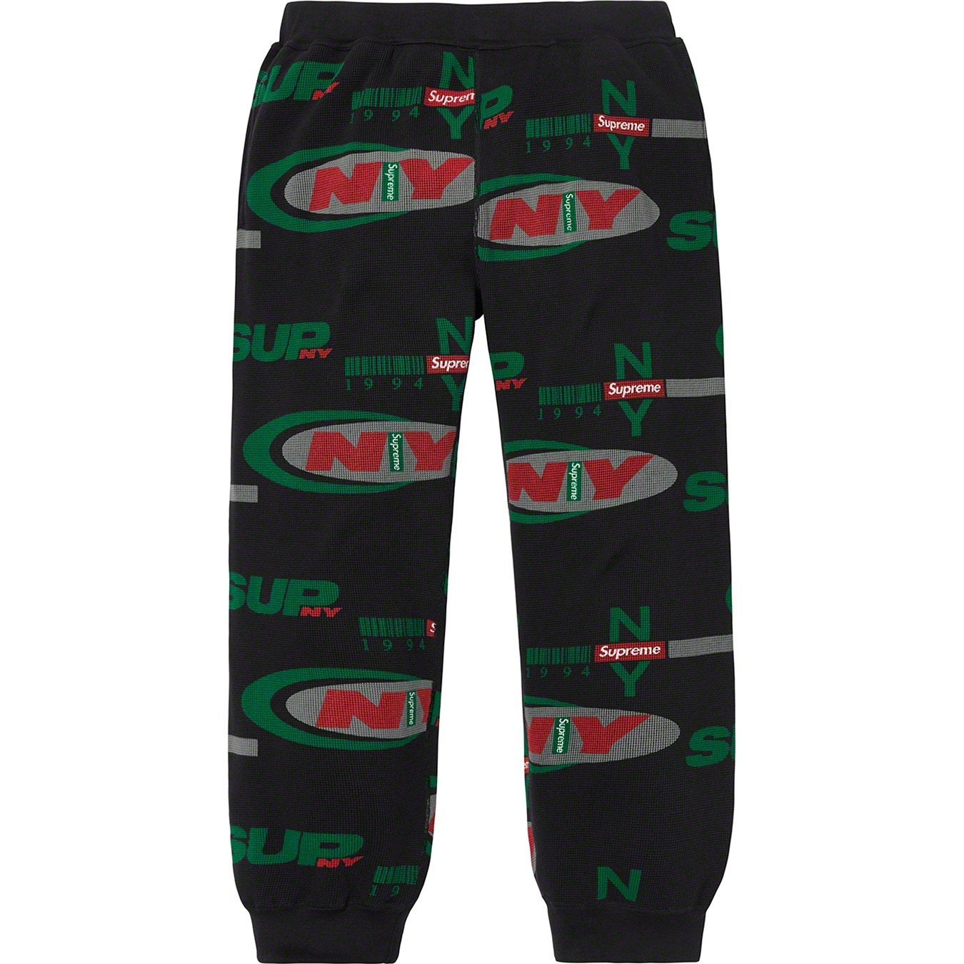 Supreme Supreme NY Waffle Thermal Pant (FW18) - Black - $110