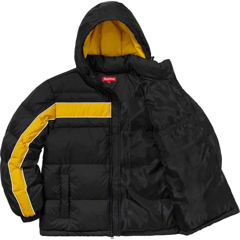 N*.様 Supreme Stripe Panel Down Jacket Stripe Panel Down Jacket - fall/winter 2018 - Supreme