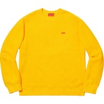 Supreme Polartec Small Box Crewneck (FW18) - Yellow