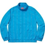 Supreme Reflective Text Track Jacket (FW18) - Blue