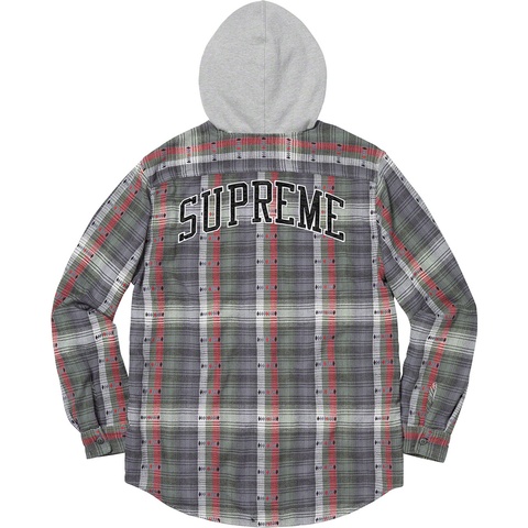 Hooded Jacquard Flannel Shirt - fall/winter 2018 - Supreme