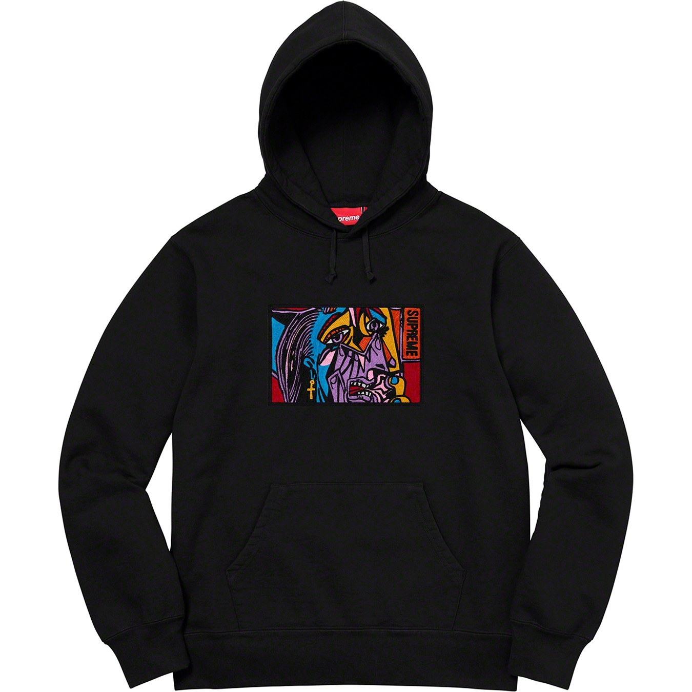 Supreme Chainstitch Hooded Sweatshirt (FW18) - Black - $168