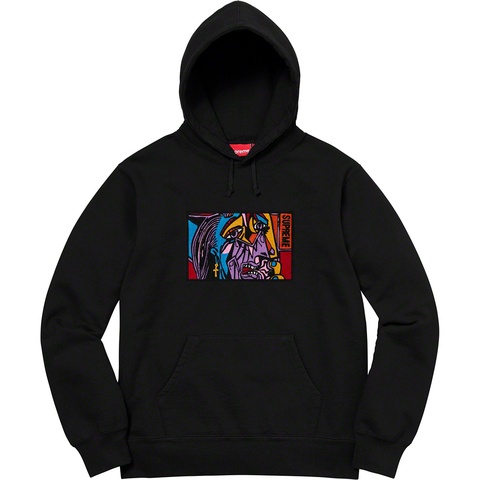 Supreme Chainstitch Hooded Sweatshirt - Black