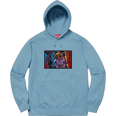 Supreme Chainstitch Hooded Sweatshirt - Dusty Blue