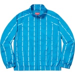 Supreme Reflective Text Track Jacket (FW18) - Blue
