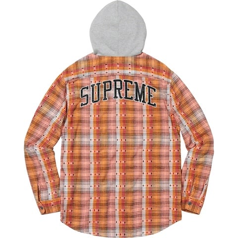 Hooded Jacquard Flannel Shirt - fall/winter 2018 - Supreme