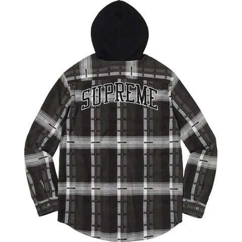 Hooded Jacquard Flannel Shirt - fall/winter 2018 - Supreme