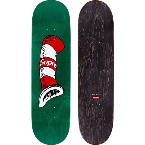 Supreme Cat in the Hat Skateboard - 8" x 32"