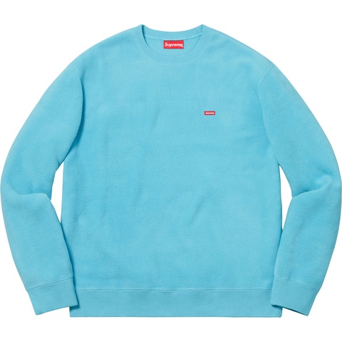 トップス Supreme small box polartec crew neck Supreme Polartec Small Box Crewneck Sweatshirt - Black | Editorialist
