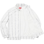 Supreme Reflective Text Track Jacket (FW18) - White