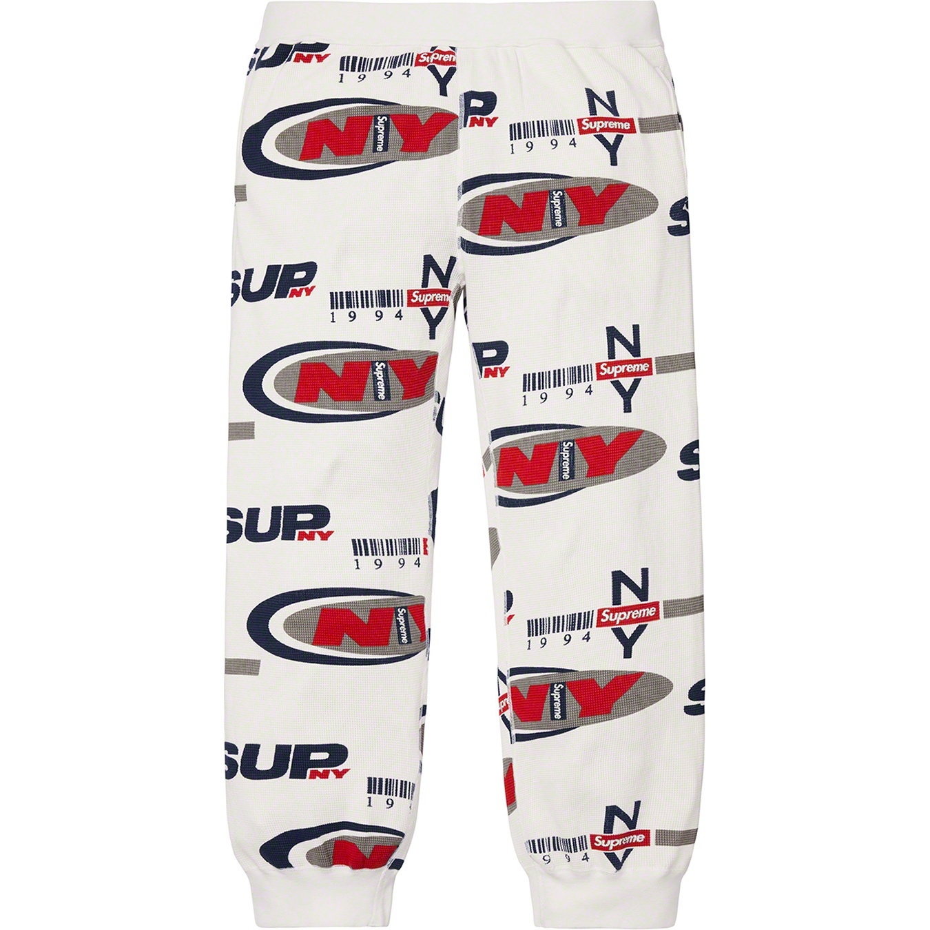 Supreme Supreme NY Waffle Thermal Pant (FW18) - White - $110