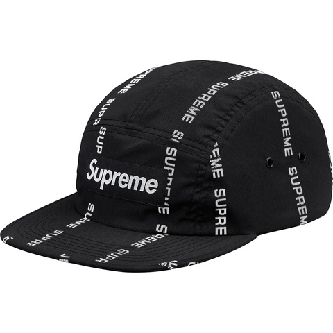 Reflective Text Camp Cap - fall/winter 2018 - Supreme