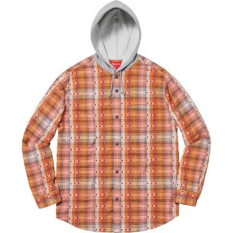 Hooded Jacquard Flannel Shirt - fall/winter 2018 - Supreme