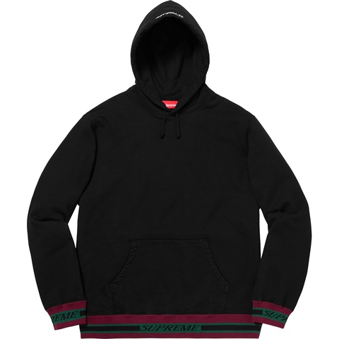 Striped Rib Hooded Sweatshirt - fall/winter 2018 - Supreme