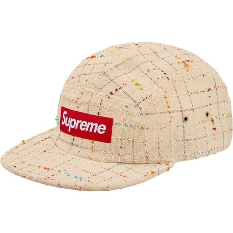Supreme Bouclé Camp Cap - Tan