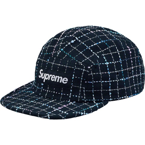 Supreme Bouclé Camp Cap - Navy