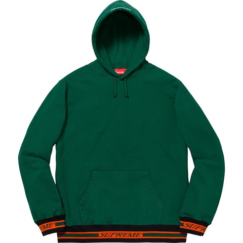 Striped Rib Hooded Sweatshirt - fall/winter 2018 - Supreme