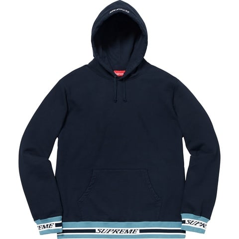 Striped Rib Hooded Sweatshirt - fall/winter 2018 - Supreme