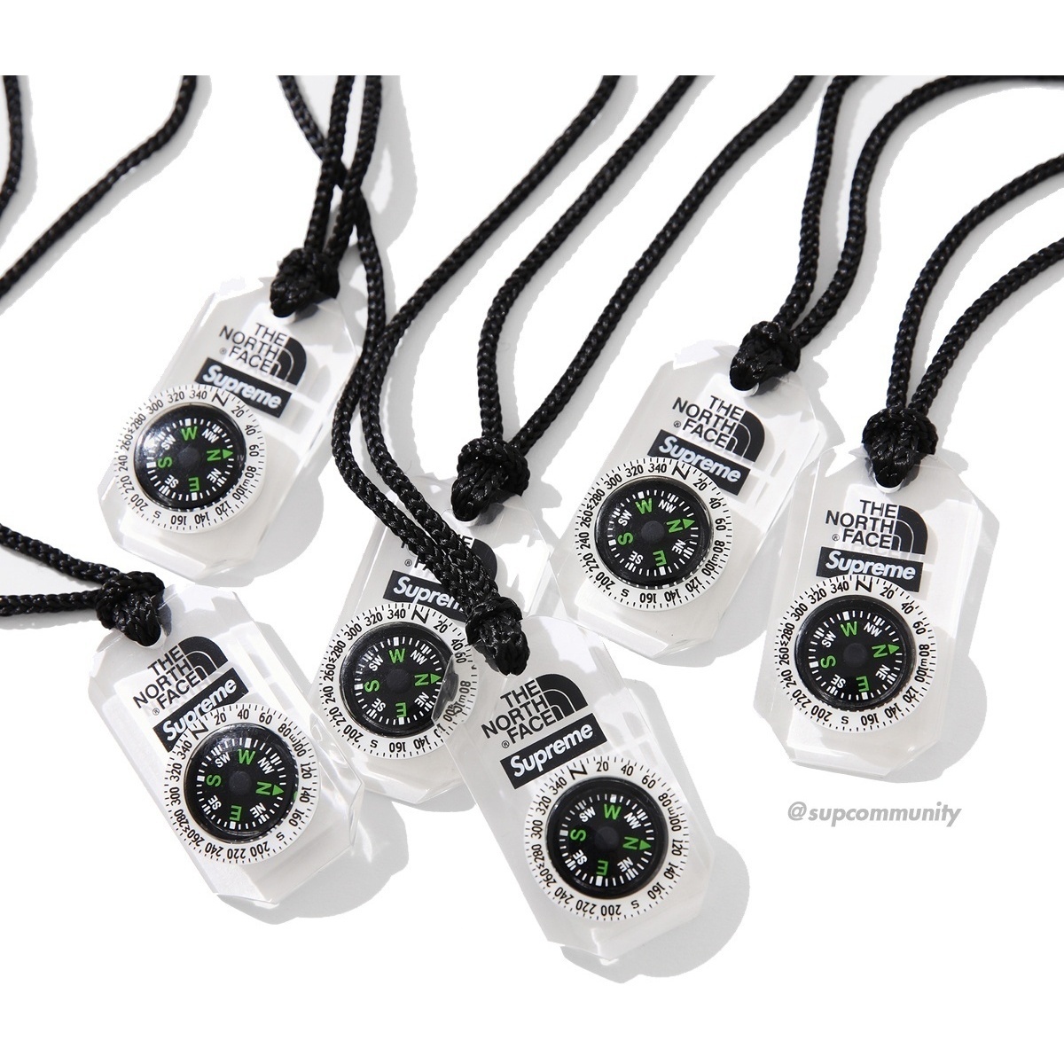 Supreme Supreme®/The North Face® Compass Necklace (fall/winter 2018) - $22.00