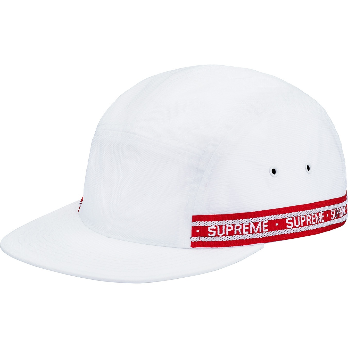 Supreme Tonal Tape Camp Cap (FW18) - White - $48