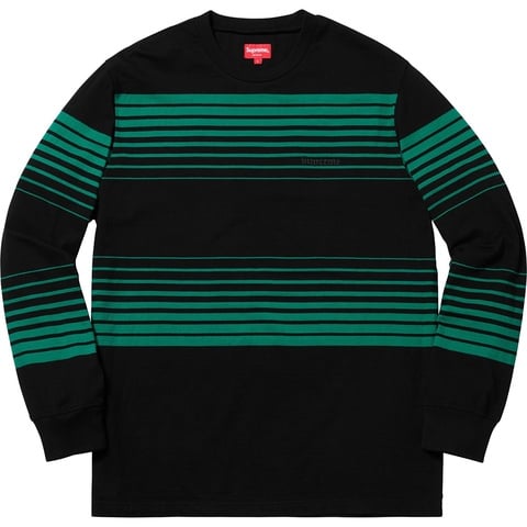 Supreme Fade Stripe L/S Top - $98.00