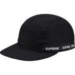 Supreme Tonal Tape Camp Cap (FW18) - Black