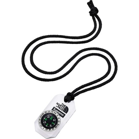 Supreme Supreme®/The North Face® Compass Necklace - Clear