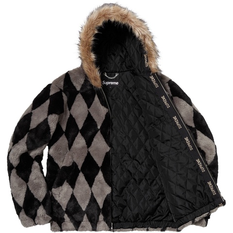 Diamond Faux Fur Jacket - fall/winter 2018 - Supreme