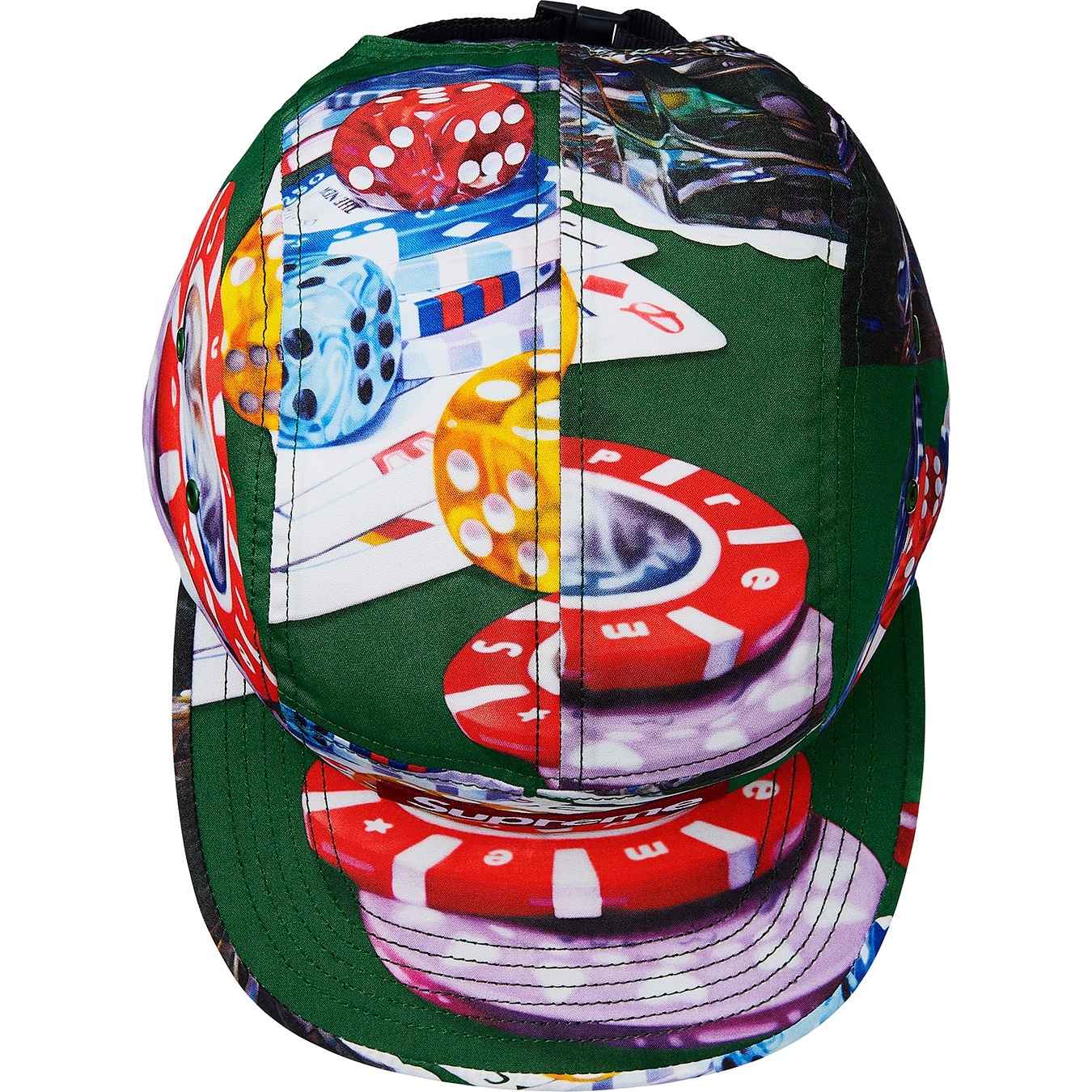 Supreme Casino Camp Cap (FW18) - Green - $48
