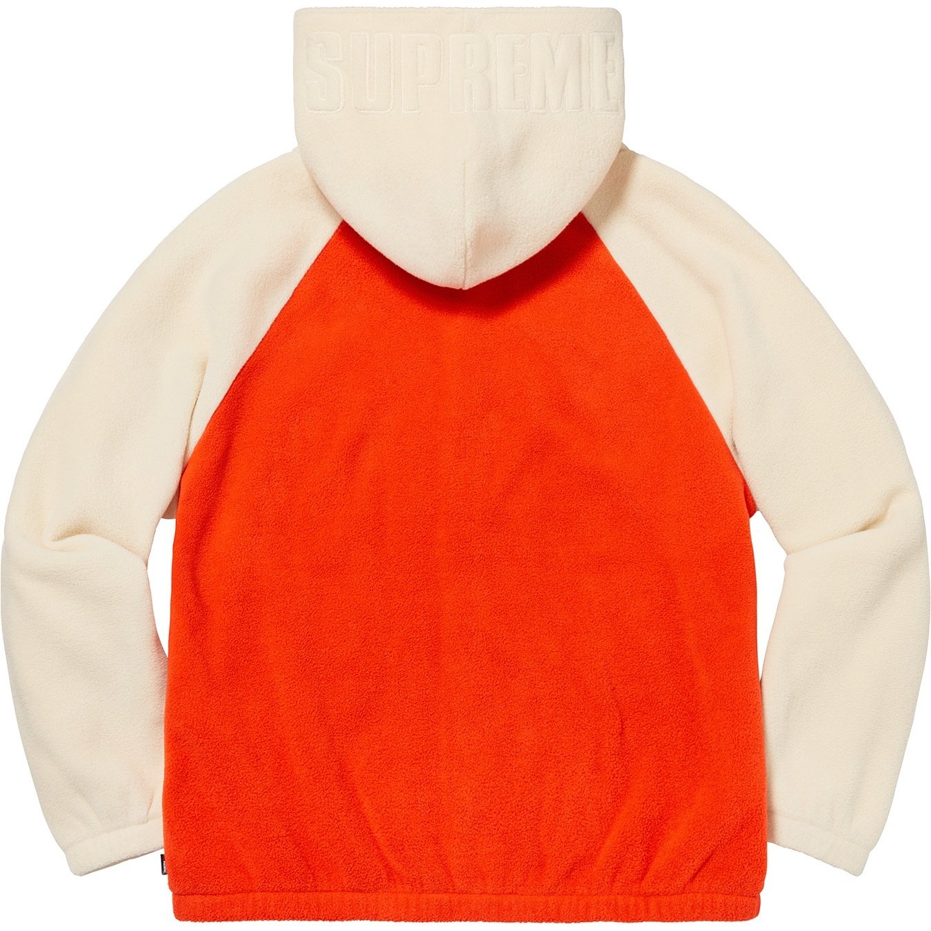 Supreme Polartec Hooded Raglan Jacket (FW18) - Orange - $178