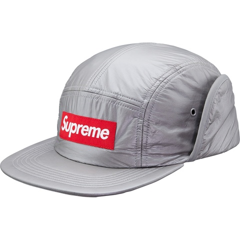 Supreme PrimaLoft® Earflap Camp Cap - Silver
