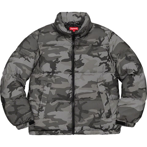Supreme Reflective Camo Down Jacket - Snow Camo