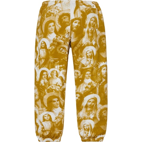 Supreme Jesus and Mary Sweatpant - Gold