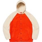 Supreme Polartec Hooded Raglan Jacket (FW18) - Orange