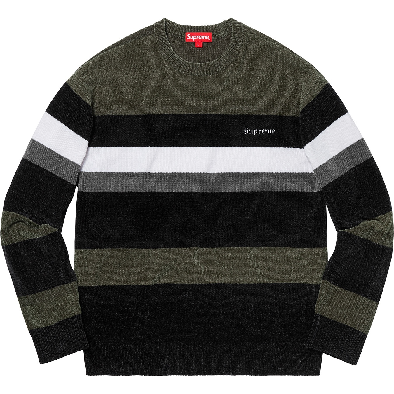 Supreme Chenille Sweater (FW18) - Black - $148